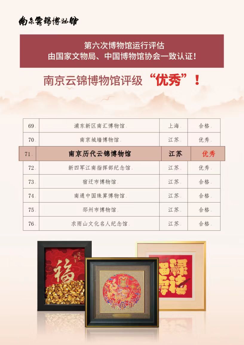 南京云锦博物馆评级优秀